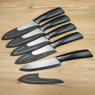 In stock 6-inch black blade ceramic knife ceramic chef knife household kitchen knife fruit knife cooking knife baby food supplement knife