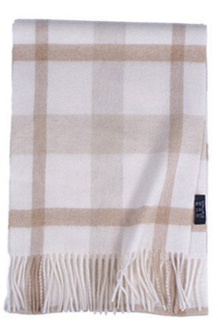 Mongolia interior puro cachemir lana de lana teñida en hilo a cuadros ondas de agua otoño e invierno bufanda para hombres y mujeres