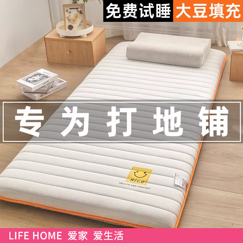 Folding Mattress Cover Household Upholstered Mat Tatami Dormitory Student Single Mattress Mat Special for Rental Housing