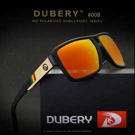 DUBERY 热销新款运动偏光太阳镜 速卖通热卖款 THE JAM D008