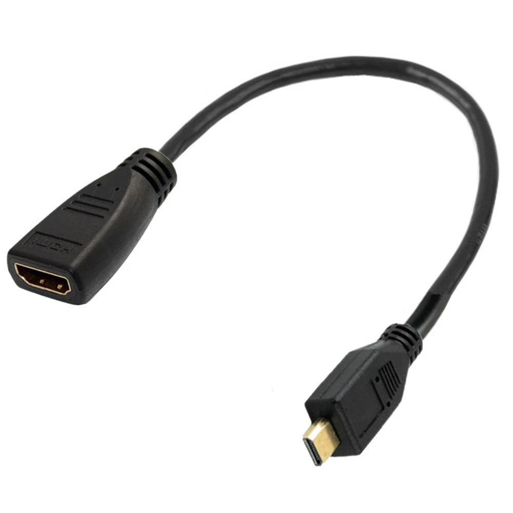 Угловой Micro HDMI поворотный HDMI (короткий, правый) для мобильных телефонов XT910 MB810 HTC P990 A500