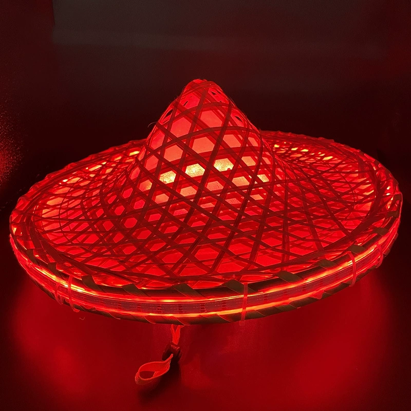 Светодиодный крутой пульт дистанционного управления светящиеся шляпы хип-хоп шоу бар ночной клуб