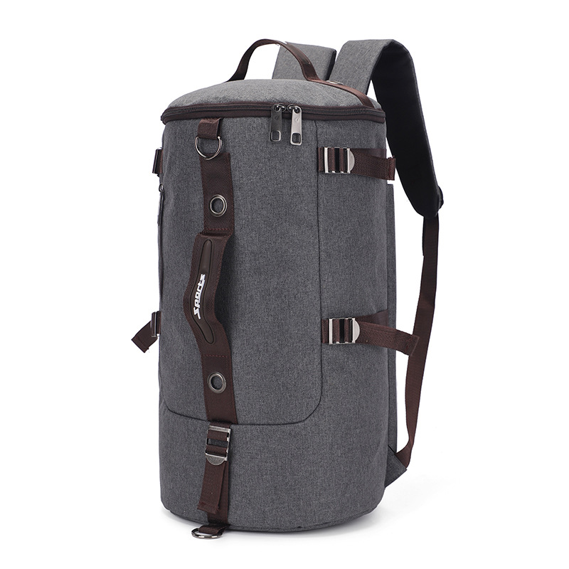 Fábrica al por mayor montañismo mochila hombres de moda al aire libre deportes juventud cubo bolsa de gran capacidad crossbody bolsa de viaje