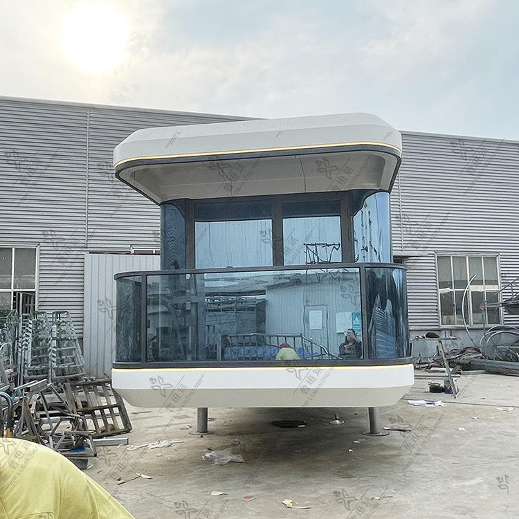 Nuevo Bed & Breakfast espacio cápsula Villa casa móvil comercial calle Oficina aislamiento cabina con paisaje Terraza