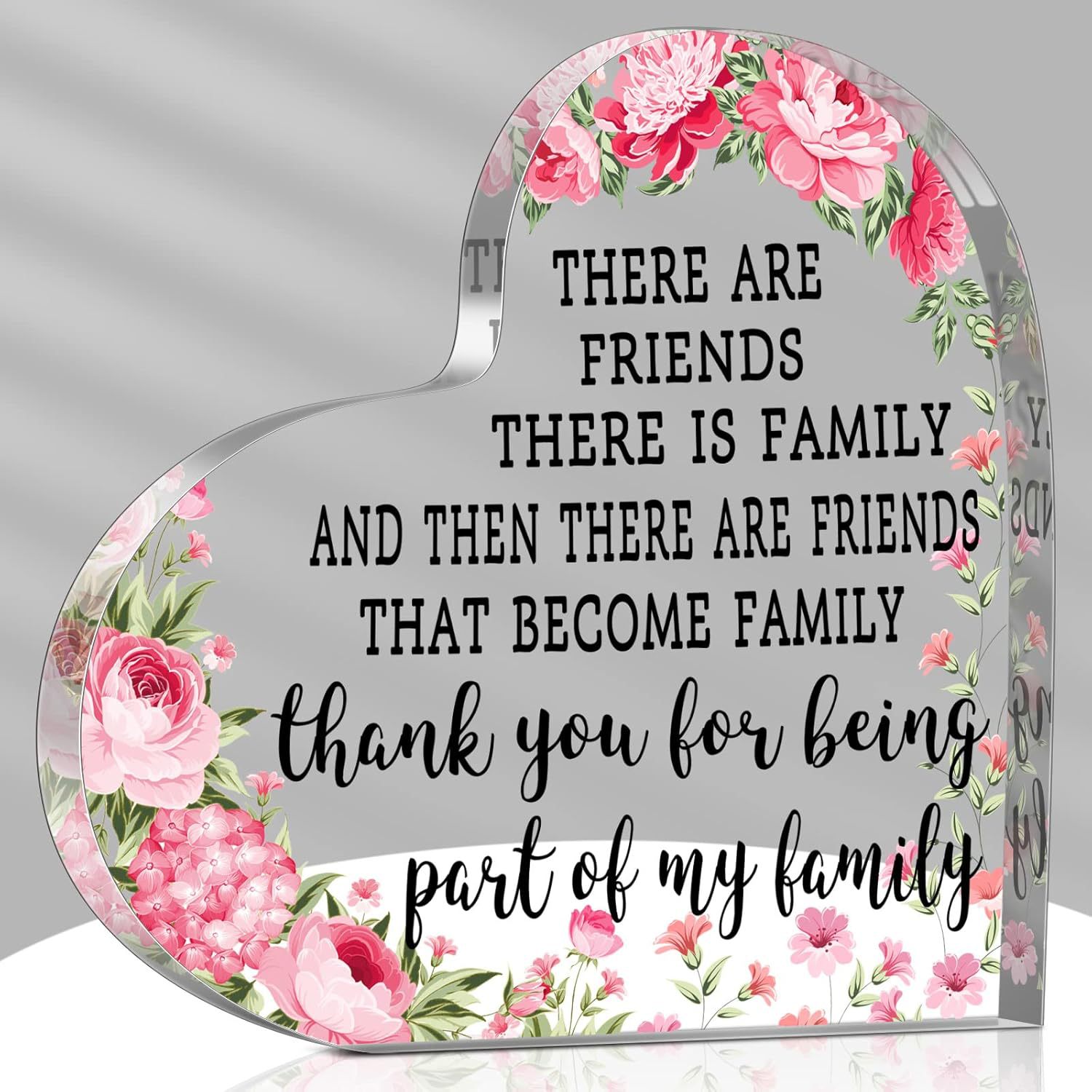 送给女性女孩的友谊礼物 生日 Going Away 礼物 最好的朋友亚克力