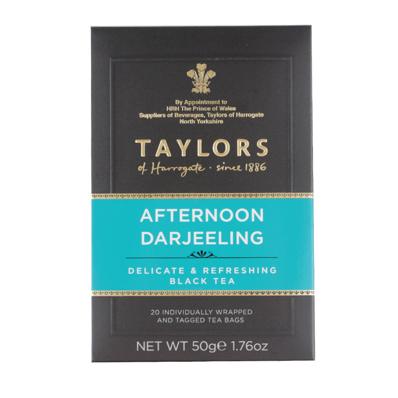 Taylor taylors tea British Indian black tea Darjeeling black tea 20 pieces boxed British tea bag Taylor taylors tea British Indian black tea Darjeeling black tea 20 pieces boxed British tea bag