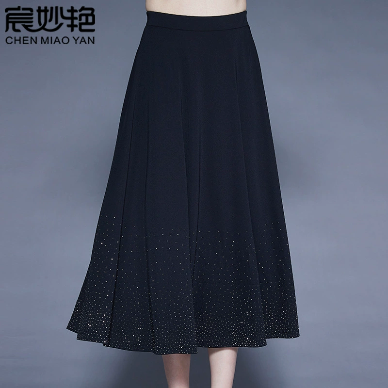 宸妙艳 Summer fashionable long skirt, for middle age, mid-length, wholesale