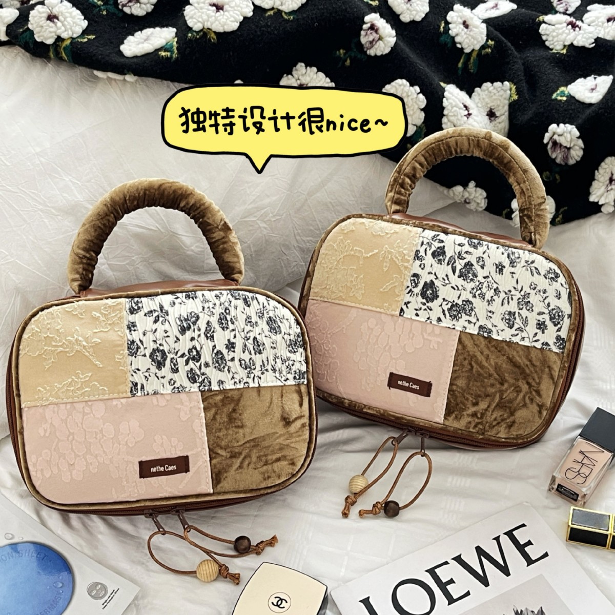 2025 nuevo alto valor facial de gran capacidad para salir a la zona de almacenamiento portátil cosméticos bolsas de maquillaje de viaje de lavado portátil