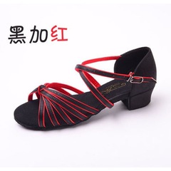 Three-Sha Latin Dance Shoes for Girls: Mid-to-High Heel Latin Shoes, Dance Shoes, and Soft-Soled Practice Shoes for Adults