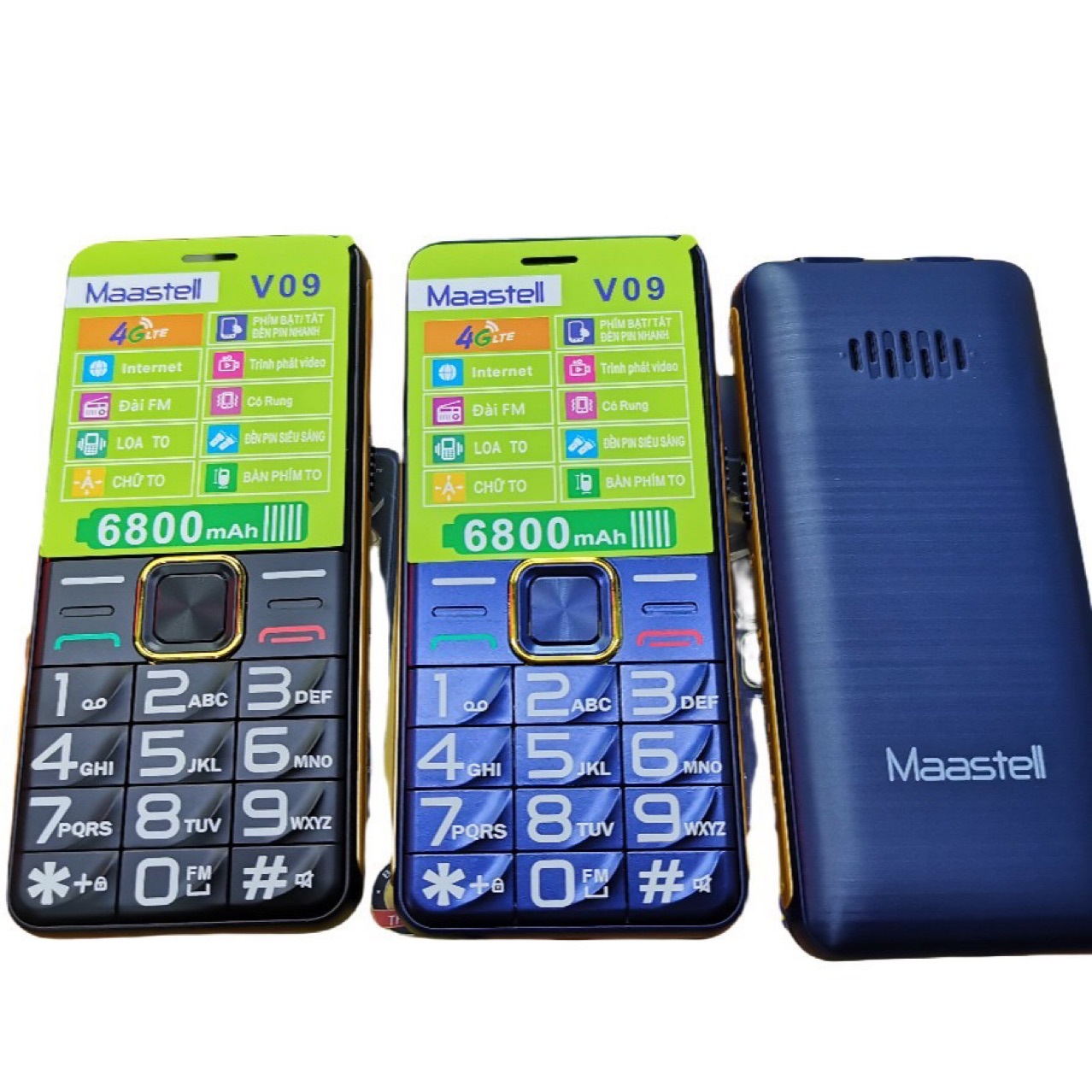 供应跨境4G直板V09手机 越南包装非智能手机 按键老人机批发