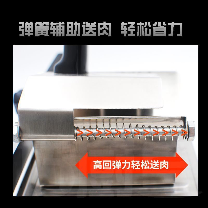 Cortadora comercial de carne de res, rollos de cordero, cortadora de carne congelada, cortadora manual de carne, cortadora multifuncional doméstica