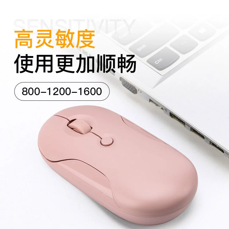 Mute wireless mouse, multicoloured laptop charging, (Physicals), bluetooth