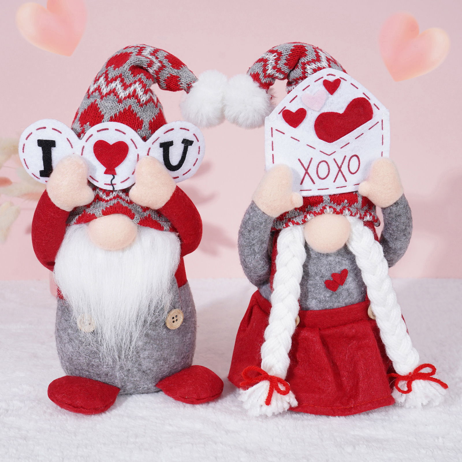 Día de San Valentín de Rudolph Día DE LA Madre Decoración Día DE LA Madre Nueva muñeca sin rostro Día de San Valentín