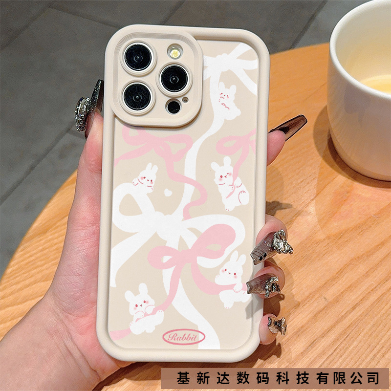 高竹壳猫咪适用于苹果13/15/16promax手机壳iPhone14/11/12保护套