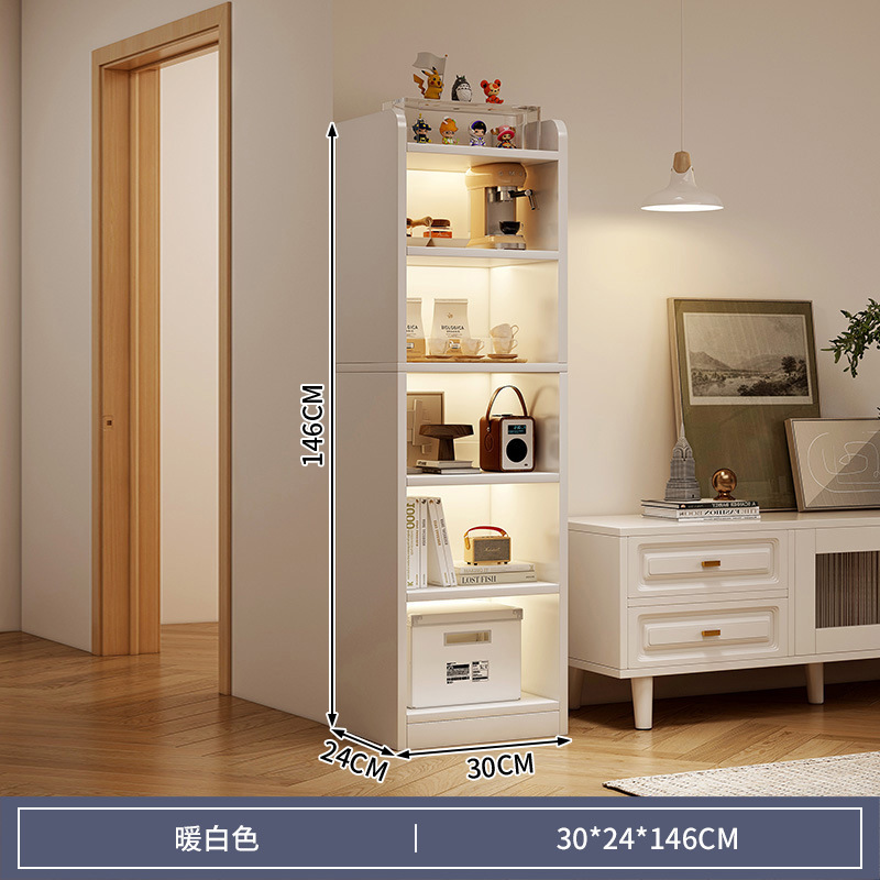 本棚床置き収納ラックテレビキャビネット収納キャビネットリビングルーム多層キャビネットホーム狭い隙間壁コーナー本棚|undefined