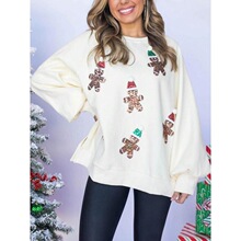O 31508 Christmas Glitter Sweatshirt ʥ����Ƭ���� ����