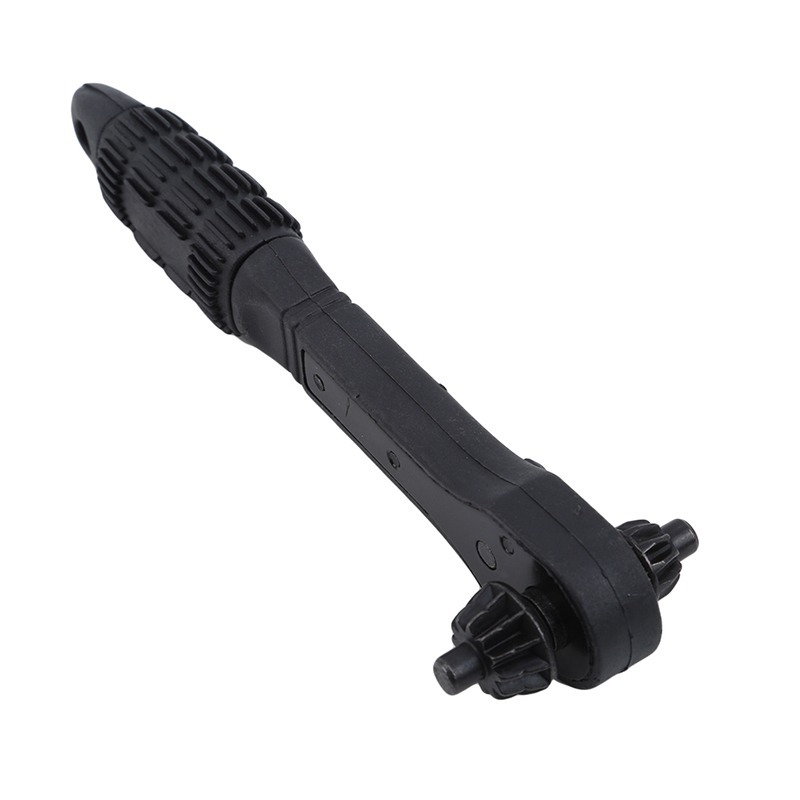 两头双用扳手省力二合一钻夹头钥匙扳手黑色棘轮两用扳手套筒扳手