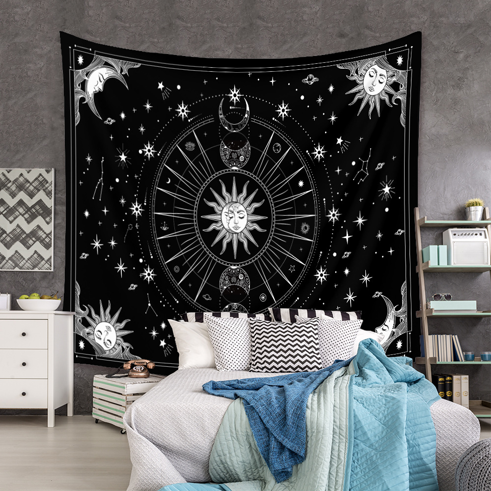 Home Cross-border Bohemian Tapestry Room Decoration Wall Cloth Mandala Decoration Cloth Tapestry display picture 89