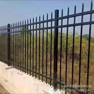 郑州锌钢围墙护栏学校铁艺护栏小区防护栅栏道路防护栏杆厂区围栏