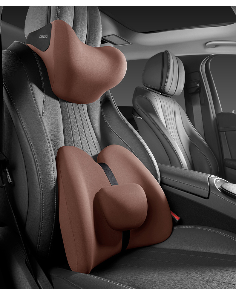 Car Massage Lumbar Support Driving Waist Protector Cushion Lumbar Pillow Backrest Pad Car Seat Lumbar Support