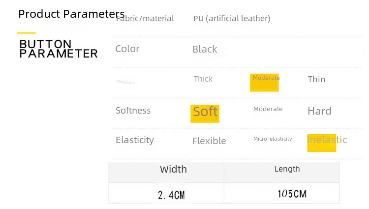 Hole-free Women's Belt Jeans Belt Belt Korean Fashion Trend All-match Decorative Alloy Buckle Black Belt_viptrois.com