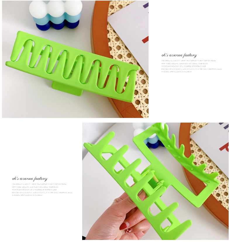 1 Piece Quantity Simple Style Solid Color Plastic Handmade Hair Claws 1 Piece