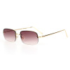 Fashionable quality square golden sunglasses, metal glasses, city style, wholesale