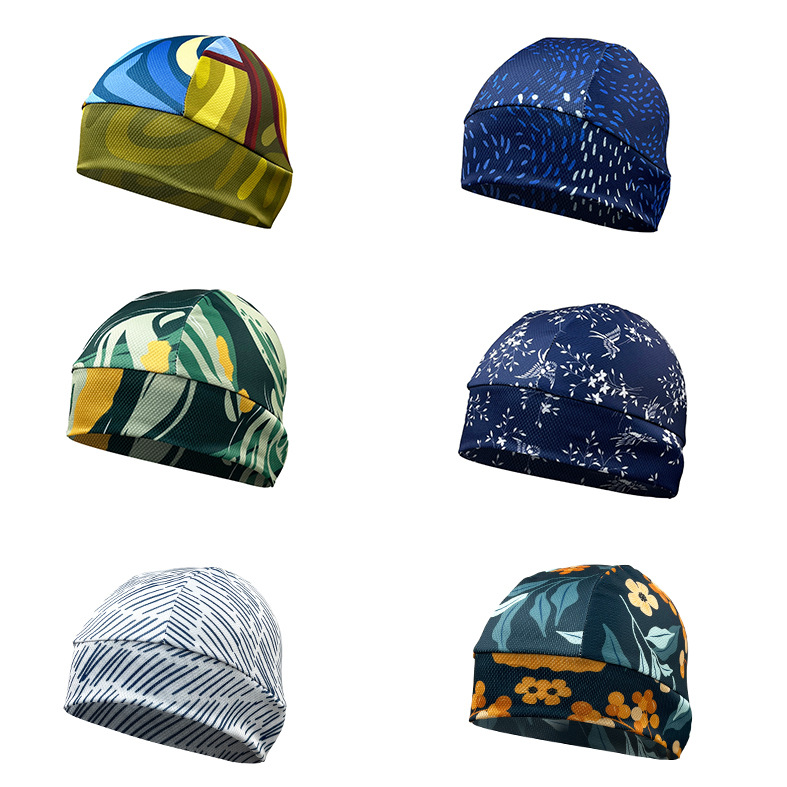 Running Hat, Ice Silk Cycling Cap, Summer Sun Protection, Quick-Drying Outdoor Unisex Headgear, Helmet Liner, Custom-Made