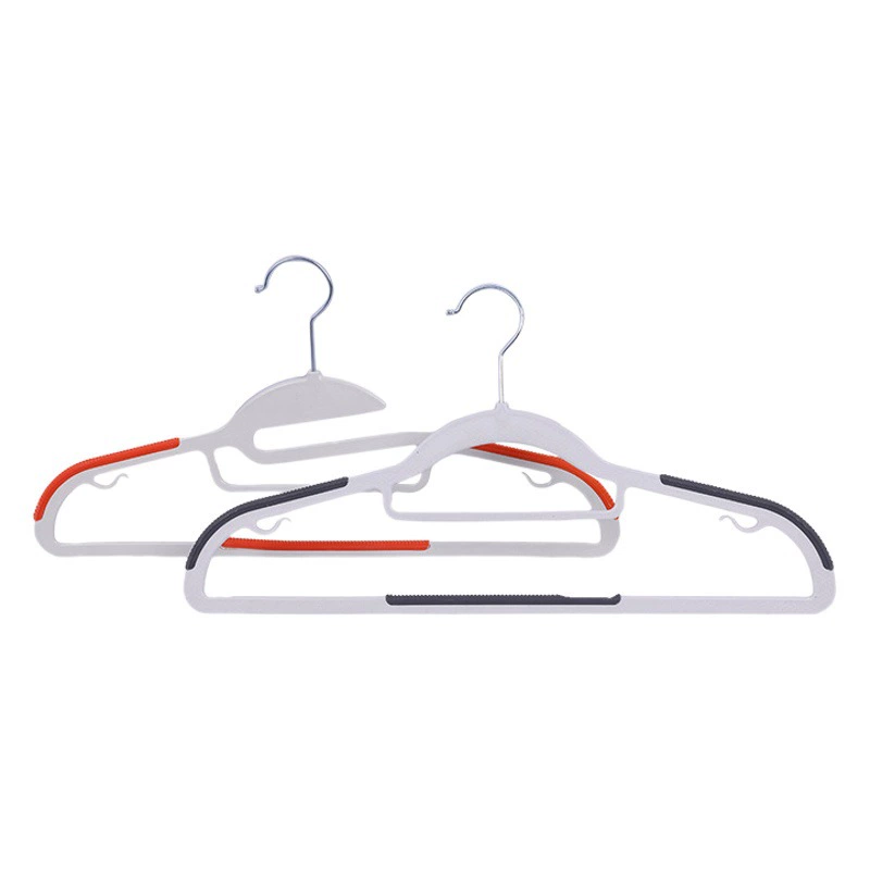 Двухпозиционная бесшовная вешалка для хранения гардероба, пластиковая вешалка для хранения одежды, Простая подставка для одежды, Влажная и сухая вешалка двойного назначения