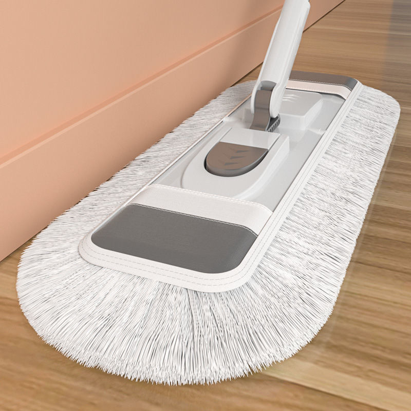 Stainless Steel Mop Rotary Mop Household Wet and Dry Dual-use Flat Lazy Man Floor Mop Mop Artifact