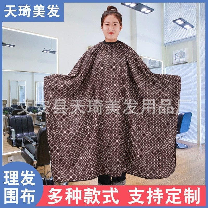 Capa grande para barbería, delantal de corte de pelo antiadherente, chal de peluquería, capa de salón, envío directo transfronterizo de moda. image 1