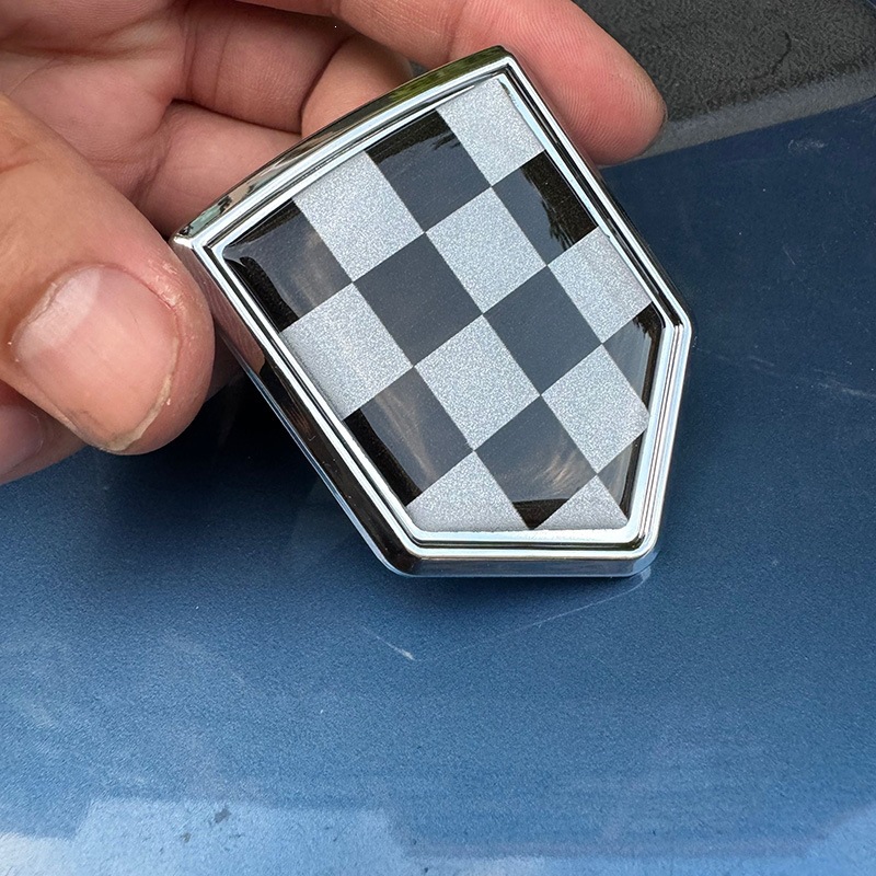 Amazon bandera nacional logotipo de automóvil de metal 3D estereoscópico bandera nacional auto etiqueta pegatinas mini etiqueta transfronteriza