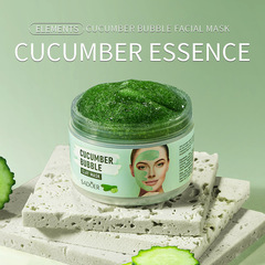 All-English Face Mask Mud SADOER Cucumber Peach Bubble Mask Mud Cleansing Pores Skincare Cross-Border Foreign Trade