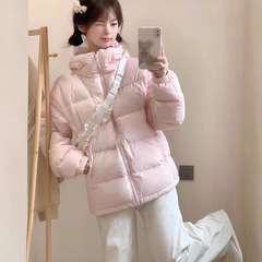 冬季羽绒棉服女2025年新款泡芙面包服保暖棉袄连帽棉衣棉袄外套厚