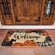 Funny Pumpkin Halloween Mat Cross-border Amazon American Dirt-resistant Non-slip Door Mat Decorative Mat