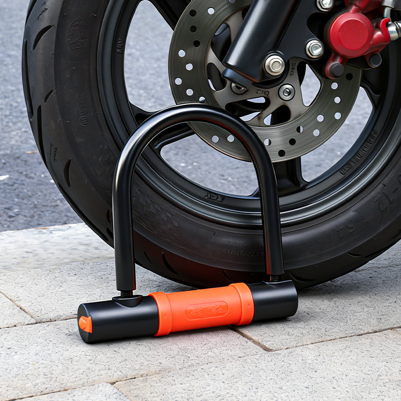 Cerradura antirrobo para automóviles eléctricos, cerradura de motocicleta en forma de U, cerradura antihidráulica para bicicletas de tres ruedas, bicicleta de batería