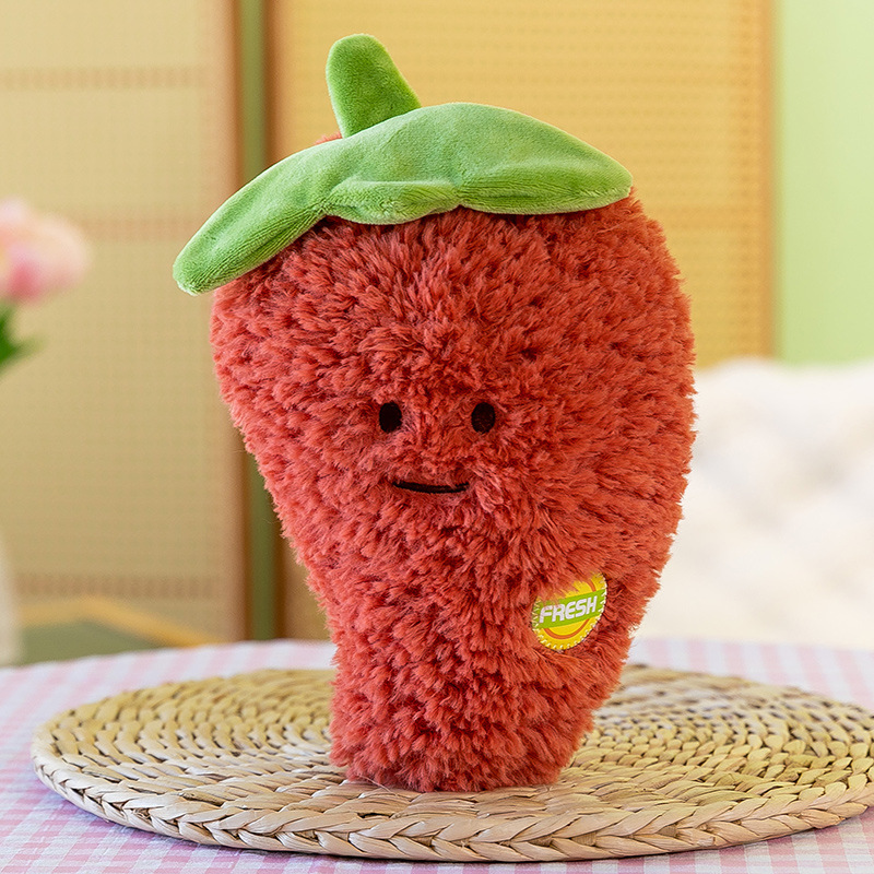 Simulación de frutas y verduras juguetes de peluche Durian muñecas lindas muñecas pequeñas agarrar al por mayor muñecas de boda
