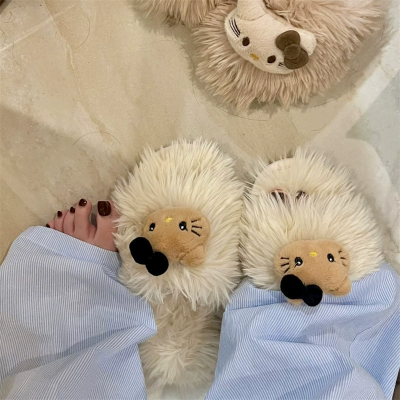 Hello Kitty, качественные демисезонные шлёпанцы