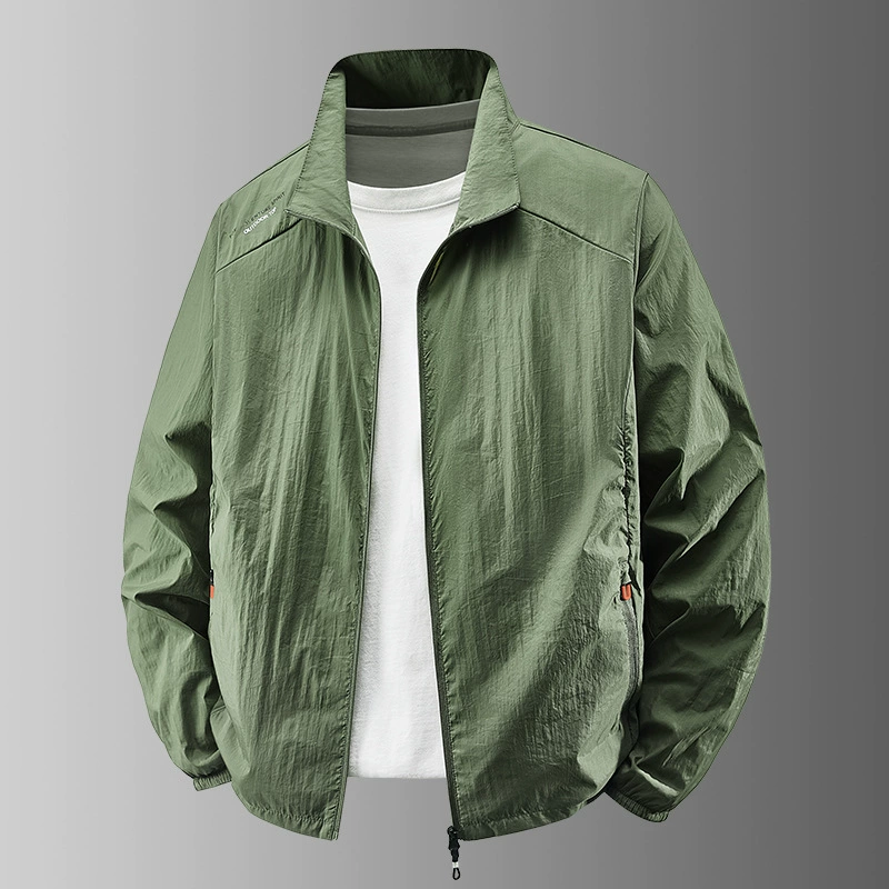 Встряхивая солнцезащитный крем, мужская летняя куртка, тонкая воздухопроницаемая анти-ультрафиолетовая рыбалка, лосьон, лосьон, солнцезащитный крем