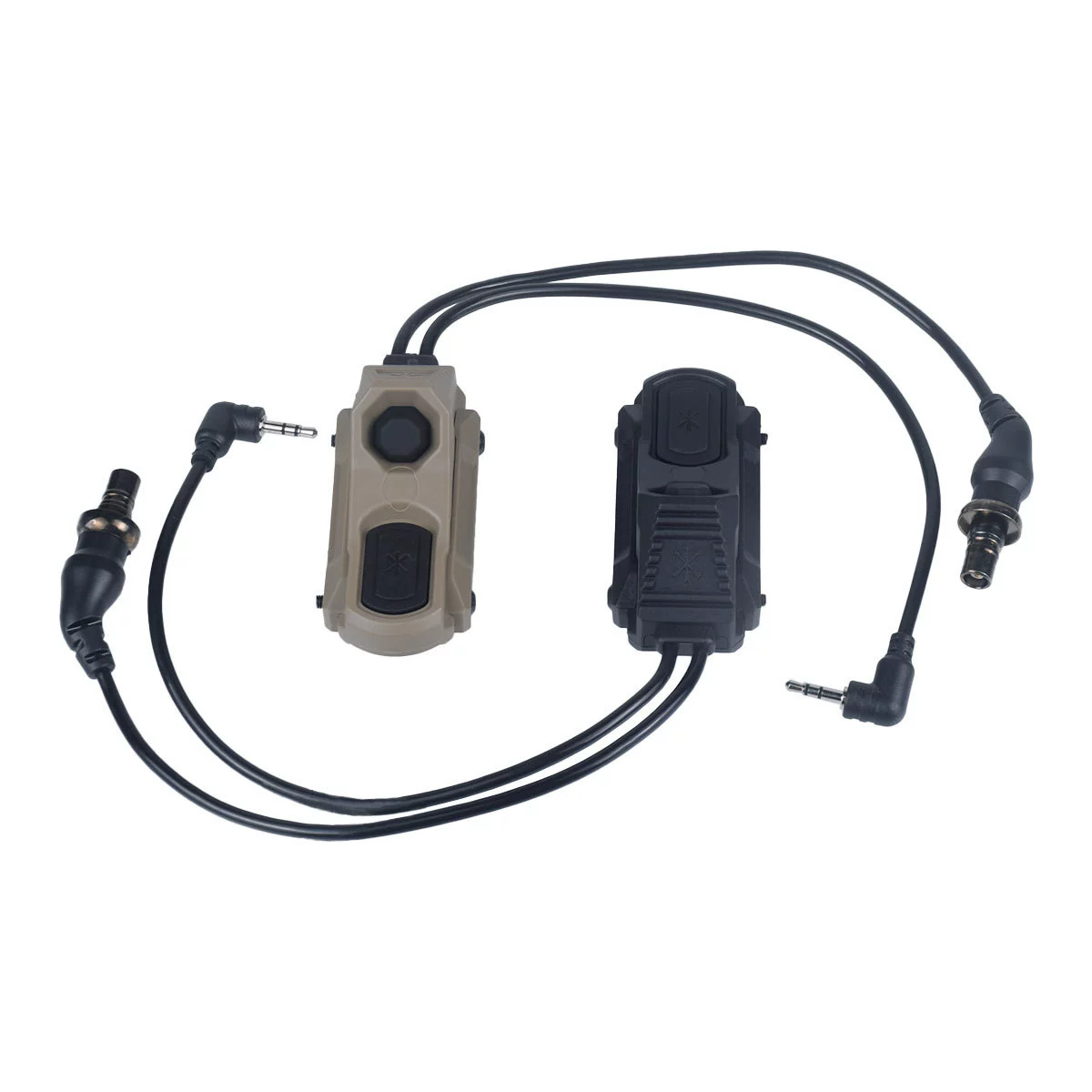 Трансграничный проводной переключатель AXON 2,5 + SF с двойным управлением, фонарик 300/600 PEQ15/A2 с длинной подсветкой