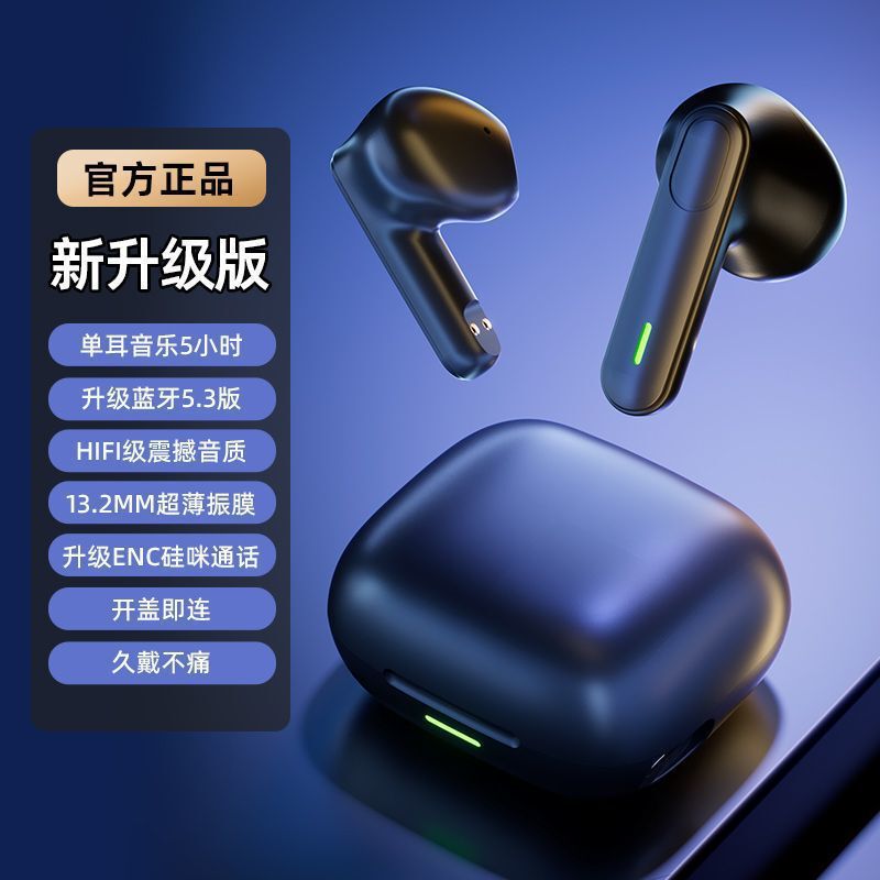 24年新作 Bluetoothヘッドセット ベルリン音質 ノイズリダクション 高画質通話 カバーを開けて接続可能 片耳・両耳の変更対応|undefined