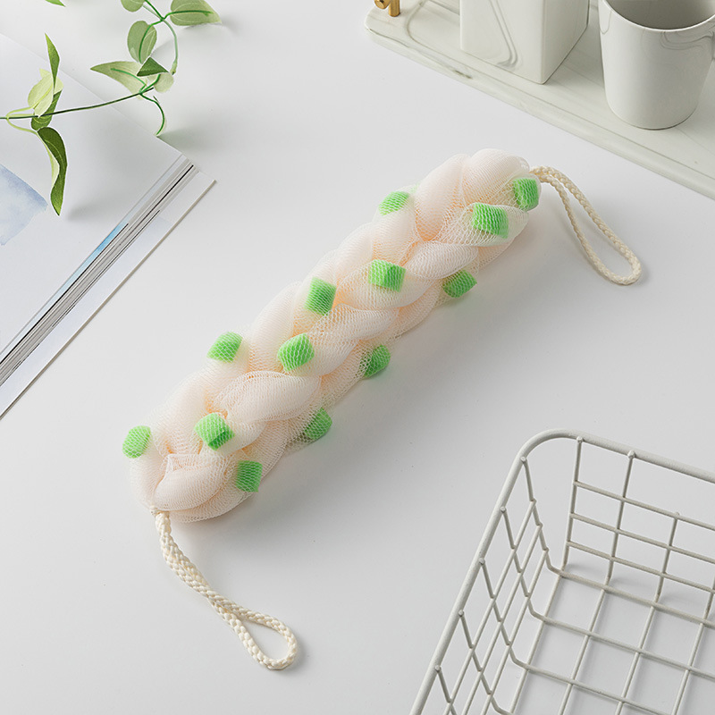 女性用の大きなリボンバスボール50g、学生用の非常に柔らかく泡立ちやすいバスボール、男性用のかわいいバスフラワー|undefined