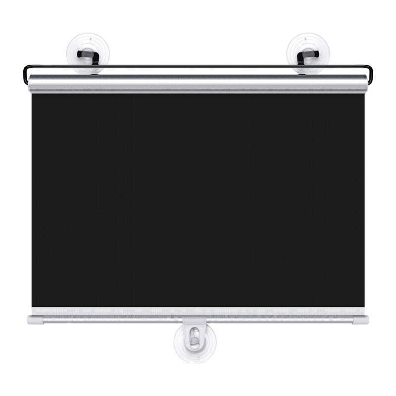 Cross-Border Summer Car Sunshade Car Window Suction Cup Car Supplies Truck Retractable Curtain Car Sunshade