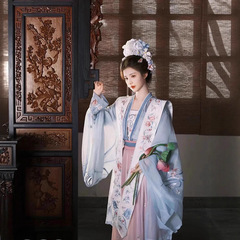 明制宋制汉服全套古装一整套女2025新款仙气飘飘重工刺绣大袖衫秋