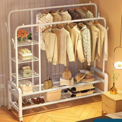 屋内物干しラック床置き垂直厚みのあるコートラック寝室寮ホームバルコニー洋服ラック物干しラック