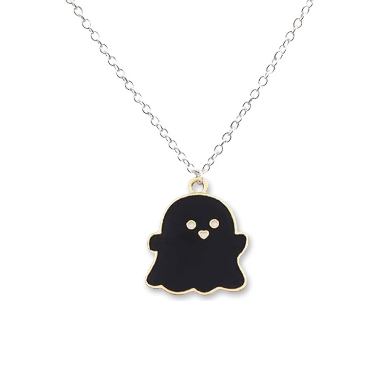 Ig Style Cute Ghost Alloy Enamel Plating Unisex Pendant Necklace display picture 5