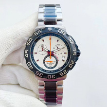 泰格家F1（1580.VK）赛车卡莱拉竞潜系列六针小表盘石英男士腕表