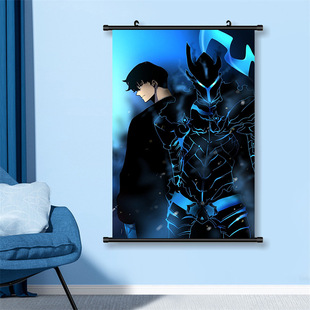 I Upgraded the Poster Alone: Shiki Kusakabe Shadow King Shikage Kusakabe Anime Merchandise Bedroom High-Definition Scroll Painting