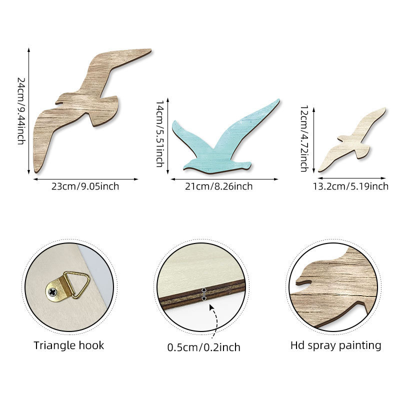 Wooden decorations for home use
