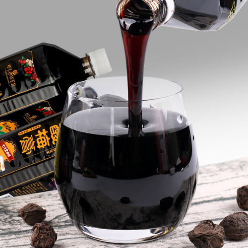 Factory direct sale condensed plum juice syrup commercial large bottle 1.5kg wholesale plum juice concentrate plum beverage